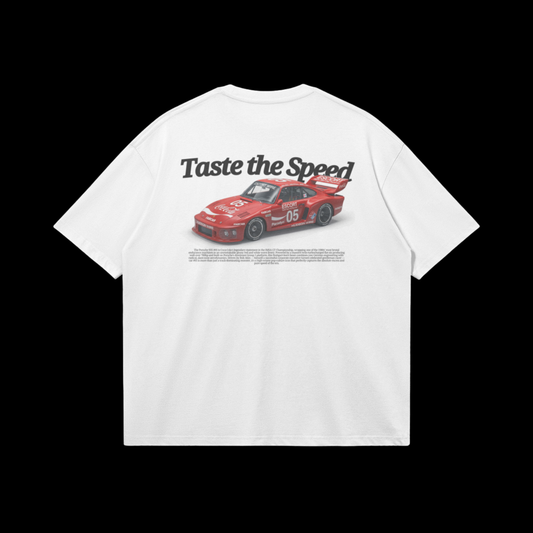 T-shirt oversize à design Porsche 935 Coca-Cola racing - Duplicen