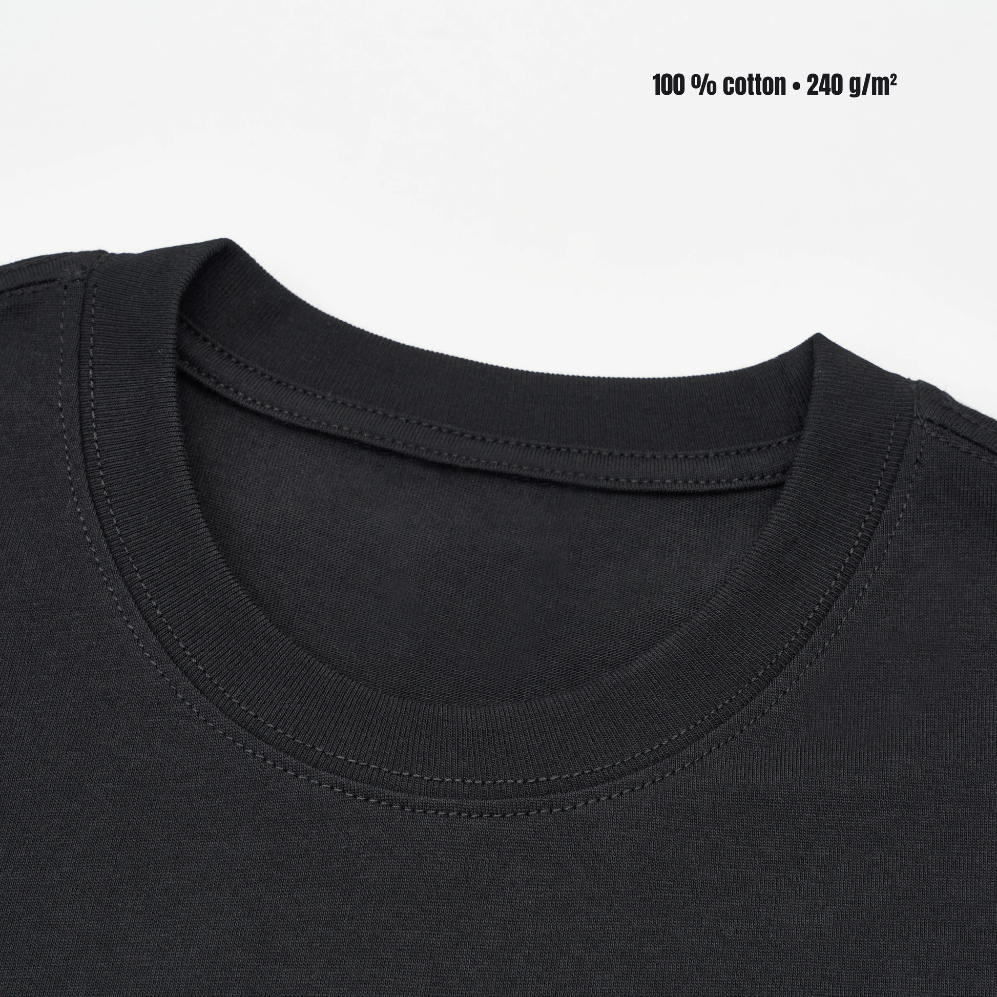 quality picture duplicen black t-shirt